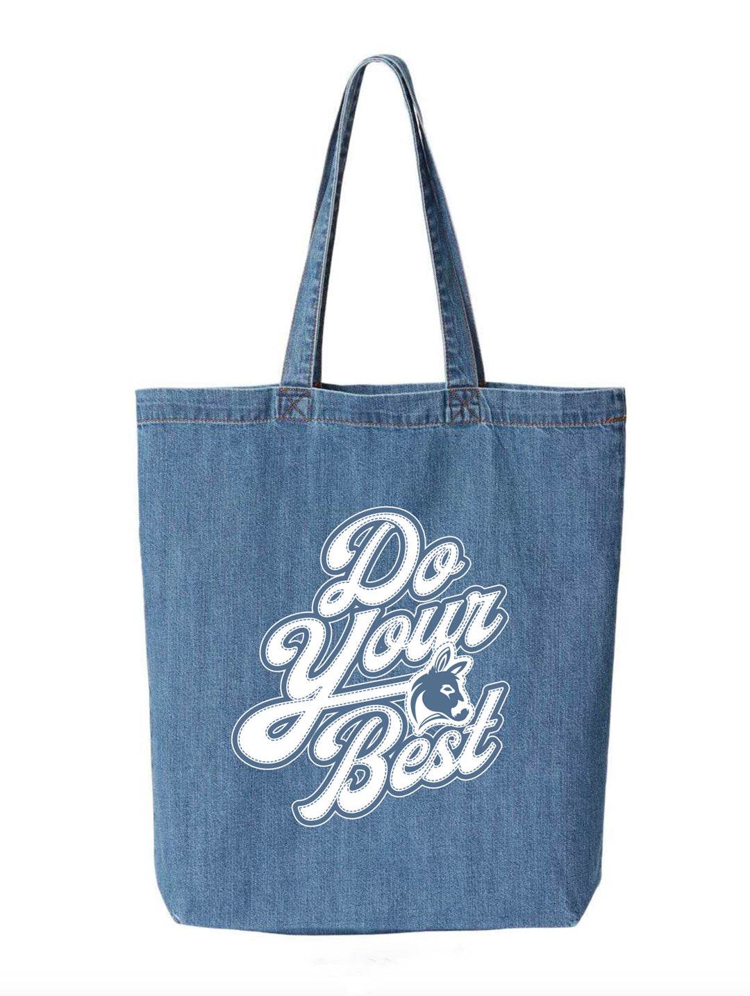 DO YOUR BEST DENIM TOTE BAG – Arms Family Homestead