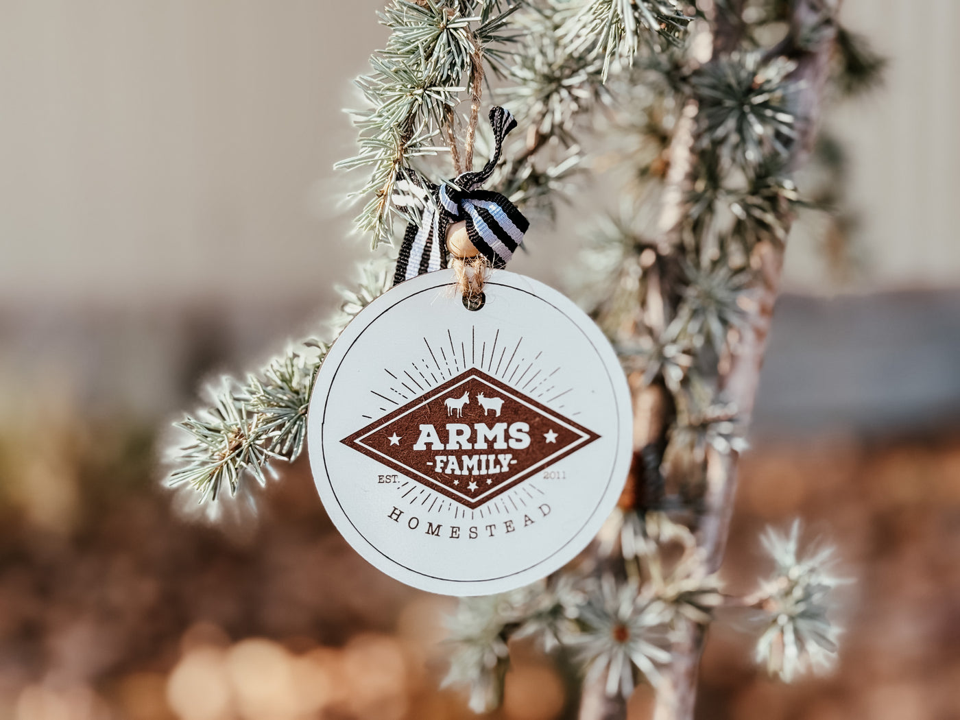 AFH WOODEN CHRISTMAS ORNAMENT