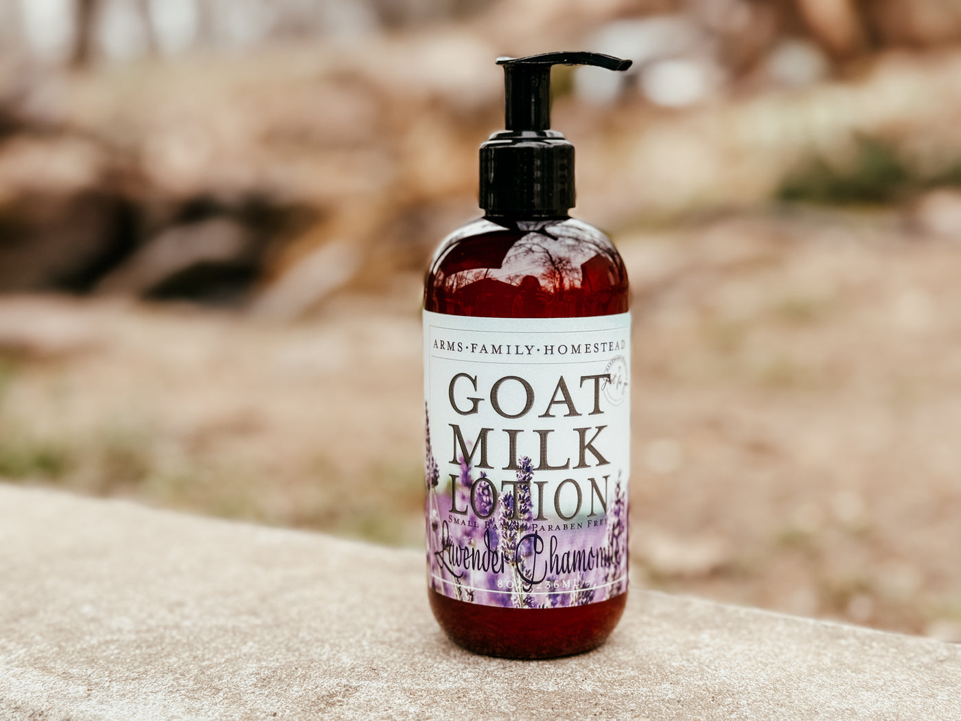 LAVENDER & CHAMOMILE GOAT MILK LOTION 8oz