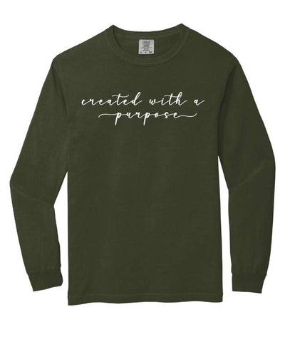 CREATED WITH A PURPOSE TEE