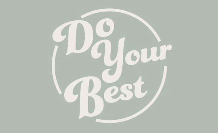 DO YOUR BEST ZIP UP HOODIE